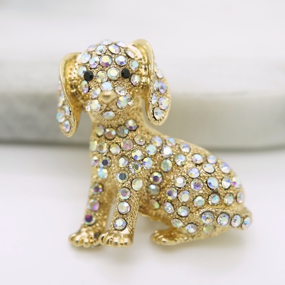 Puppy Dog Brooch Pin - Picture 4 of 6